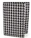 Houndstooth Leather Tri-Fold Wallet