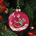Ohio State University Buckeyes NCAA Glass Ball Christmas Ornament #COL-OSU-155
