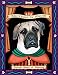 Retro Pets - Mastiff Art - Patron Saint of Snoring - 11x14 art print by Santa Fe artist Krista Brooks - Ready to Frame