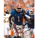 Reggie Nelson Autographed Florida Gators (Blue Jersey) 8x10 Photo