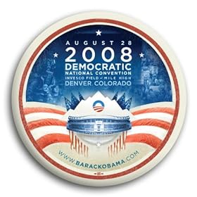 Official Obama 2008 Democratic National Convention Pin / Button