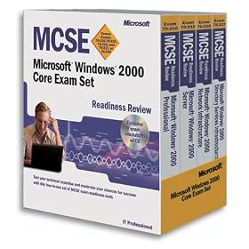 MCSE Readiness Review: MS Windows 2000 Core Exam Set - MCSE Readiness Review - reference book set - English