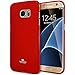 GOOSPERY Pearl Jelly for Samsung Galaxy S7 Edge Case (2016) Slim Thin Rubber Case (Red)