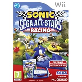 Sonic & SEGA All-Stars Racing - With Wheel (Wii)  - Wii Remote Not Included