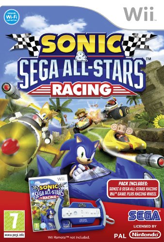 Sonic & SEGA All-Stars Racing - With Wheel (Wii)  - Wii Remote Not Included
