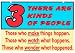 Outdoor Living : Novelty Sign: 3 Kinds of People (very good to the point sign)
