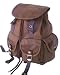 Military Inspired Stylish Backpack Canvas Day Pack Brown