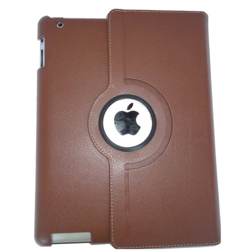 iGADGET iPad2 um 360 Grad drehbar Leather Case Folio mit integriertem Ständer und 