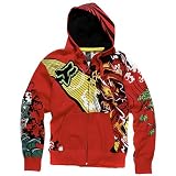 Fox Racing Banzai Express Youth Boys Front Fleece Hoody Zip Fashion Sweatshirt