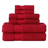 Contemporary 6-pc. Towel Set - Red