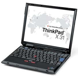 IBM ThinkPad X31 (PentiumM 1.40GHz, 256MB RAM, 40GB HD, 12.1