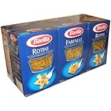 Barilla Pasta Rotini and Farfalle Value Pack 3 Farfalle and 3 Rotini 1 Pound Boxes