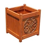 Greenstone K/D 730PB Plantation Garden Box, Stained Natural 18 by 16 By 16 Inches