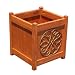 Greenstone MFS730PB Plantation Garden Box, Stained Natural 18 by 16 By 16 Inches