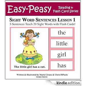 Sight Word Sentences Lesson 1: 5 Sentences Teach 20 Sight Words with