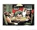 Coolidge Bold Bluff Dogs Playing POKER Art Print POSTER - 20" x 16"
