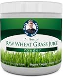 Raw Organic Wheat Grass Juice Powder - Green Super Food - 92 Minerals, 20 Amino Acids - Amazing Smooth Taste - No Gluten - Non-GMO - 5.3 oz