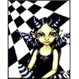 Goth Fairy Sticker #5 by Jasmine Becket-Griffith 'Horned Wide Eyed Fairy'