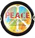 Comfort Grip Steering Wheel Cover - Peace Sign Symbol Yellow