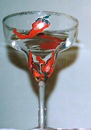 Margarita Glasses,Hand painted Margarita Glasses, Margaritaville glasses,Mexican Margarita Glasses,Margarita Sets