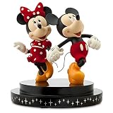 Disney New 25th Anniversary Minnie and Mickey Mouse Figurine