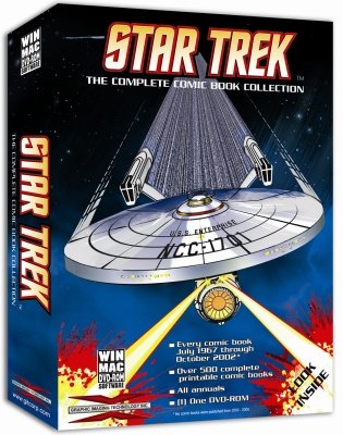 Star Trek: The Complete Comic Book Collection - DVD-ROM Collectors Edition - Contains every comic book from July 1967 through October 2002 - Over 500 complete printable comic books - All annuals - 1 DVD-ROM