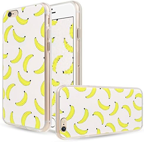 iPhone 6S Gel Case / iPhone 6 Gel Case, Mouselemur Ultra Slim Soft Silicone Gel Case with Lovely Banana Pattern for iPhone 6/6s 4.7 inch