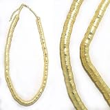 SG Paris Necklace 60Cm+Ext M.Burn Gold 11mm Diameter Dore Necklace Necklace Metal Bargains Women Ethno Glam Fashion Jewelry / Hair Accessories Z Others
