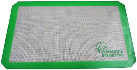 Silicone Baking Mat - large nonstick silicone liner tray - High Quality bakeware that is easy to clean just like Silpat - Can be used for pastry, candy making or rolling dough etc... - Great for Baking & Cooking! It is a flexible, reusable and durable baking sheet - Lifetime Triple Satisfaction Guarantee