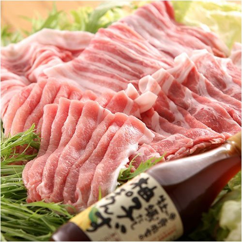 瀬戸のもち豚[しゃぶしゃぶ詰め合わせ] ロース、肩ロース、バラ、ポン酢（クール便送料込み）