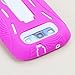 Eagle Cell Armor Hybrid Case with Kickstand for Samsung Galaxy S3 i9300, i747 White/Hot Pink