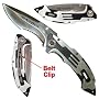 Matrix Stainless Steel Folding Knife - Silver Finish