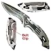 Matrix Stainless Steel Folding Knife - Silver Finish