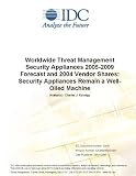 Review IDC Research  / Worldwide Threat Management Security Appliances 2005-2009 Forecast and 2004 Vendor Shares: Security Appliances Remain a Well-Oiled Machine