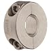 Ruland Two-Piece Clamping Shaft Collar, Stainless Steel 303