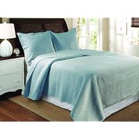 Greenland Home Vashon King Quilt Set, Blue