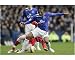 Photographic Print of Everton v Blackburn Rovers Manuel Fernandes in action from Everton ePhoto