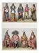 Native Americans, Mississippi Basin and Colorado, Le Costume Historique Racinet, Pub.Paris 1888 Art Giclee Poster Print by French School, 18x24