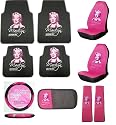 Marilyn Monroe 10pc Auto Accessories Combo Set