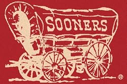 Oklahoma Sooners "Covered Wagon" 7' 8" x 10' 9" Team Spirit Area Rug