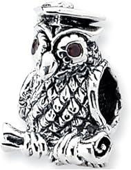 Reflections Beads Silver Wise Owl Animal Bead