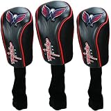 Washington Capitals Black 3-Pack Barrel Golf Club Headcovers