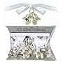 Silver Double Bell Favor Charms 12ct