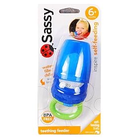 Select Color: Sassy Baby Teething Feeder (Blue): Baby