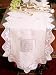 Special Christmas white silver bell table runner and placemats
