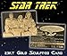 STAR TREK NEXT GENERATION Senior Officers Starship 23KT Gold Card #/10,000
