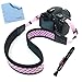 GTMax Purple Anti-Slip Soft Neoprene Camera Shoulder/Neck Strap + Lens Pen for Nikon L820 L810 L120 P520 P510 D7100 D7000 D5200 D5100 D3200 D3100 D800 D600 D90 Digital Cameras *with Cleaning Cloth*
