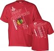 Chicago Blackhawks Red 2010 NHL Stanley Cup Champions Roster T-Shirt