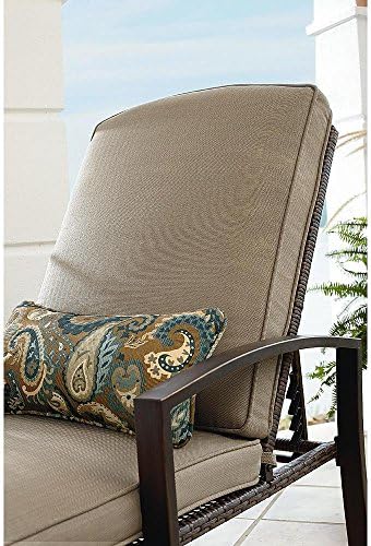 This Adjustable, Cushioned Chaise Lounge Chair Is Perfect for Any Backyard, Patio or Deck. The Durable Outdoor Fabric Is Overstuffed for Maximum Comfort in the Sun!