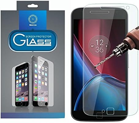 Moto G4 Plus Screen Protector, Nozza [Tempered Glass] [Bubble-Free] [9H Hardness] [Scratch-resistant] Screen Protector for Moto G4 [Lifetime Warranty]